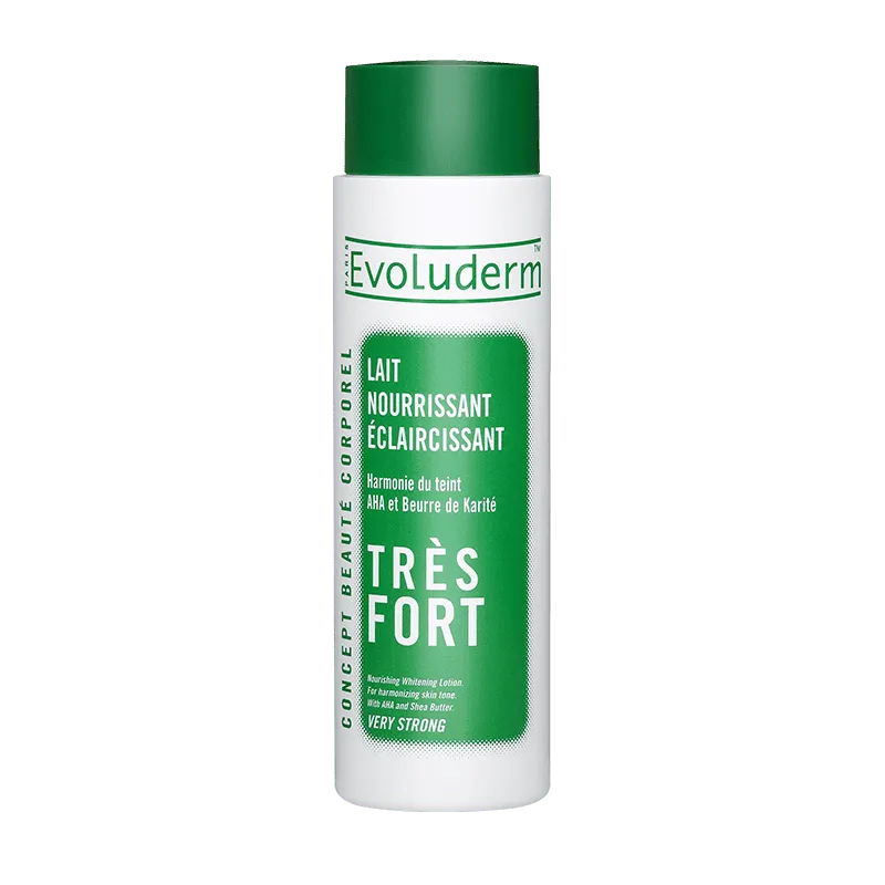 EVOLUDERM Lait Éclaircissant Nourrissant Très Fort 500ml Unification Teint