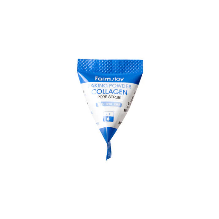 FARMSTAY Baking Powder Collagen Pore Scrub 7g X 25 Gommage Pores Collagène - Image 4