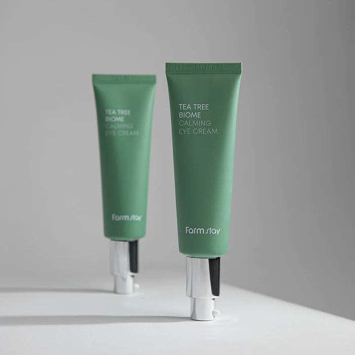 FARMSTAY Tea Tree Biome Calming Eye Cream 50ml Crème Contour Yeux Apaisante Cernes - Image 2