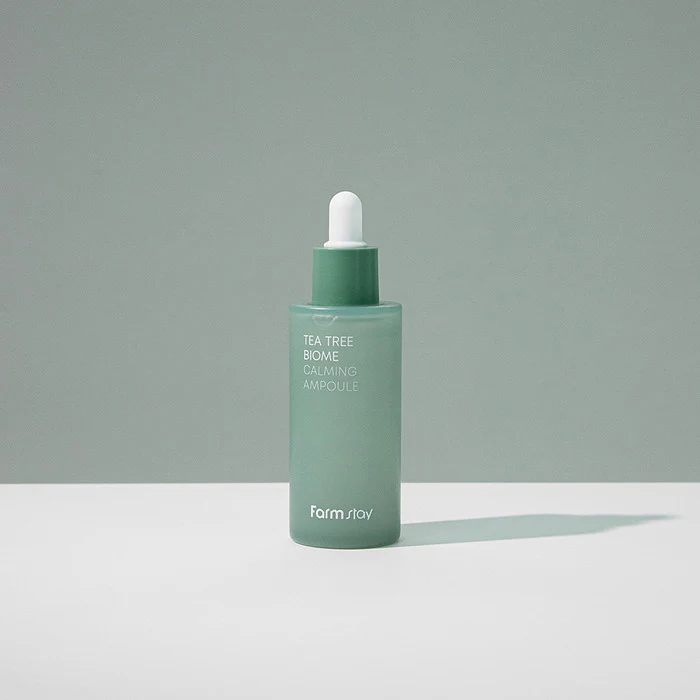 FARMSTAY Tea Tree Biome Calming Serum 50ml Sérum Apaisant Peaux Sensibles Acné - Image 5
