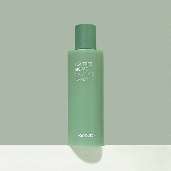 FARMSTAY Tea Tree Biome Calming Toner 200ml Tonique Apaisant Peaux Sensibles Acné - Image 2