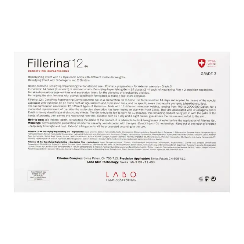 FILLERINA 12HA Densifying Filler Grade 3 Intensive Treatment 2x30ml Alternative Injectable - Image 2