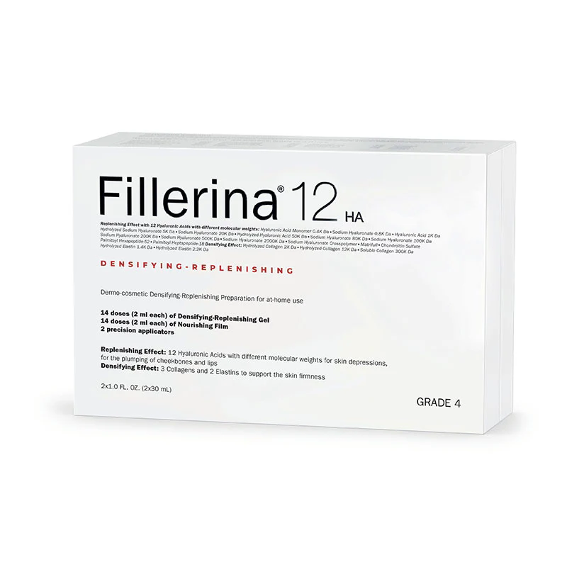FILLERINA 12 Densifying Filler Grade 4 Intensive Filler Treatment 2x30ml Cure Anti-Rides 12 Acides Hyaluroniques
