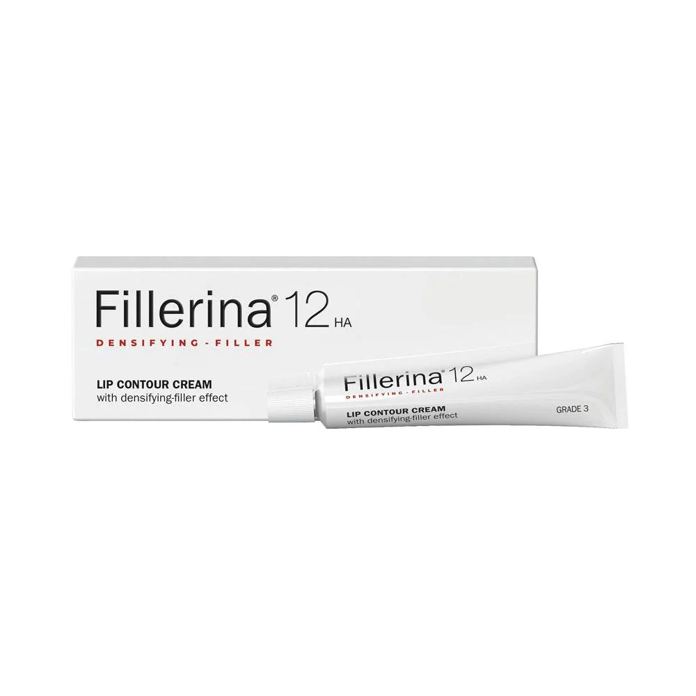 FILLERINA 12HA Densifying-Filler Lip Contour Cream Grade 3 15ml Soin Contour Lèvres Anti-Rides 12 Acides Hyaluroniques