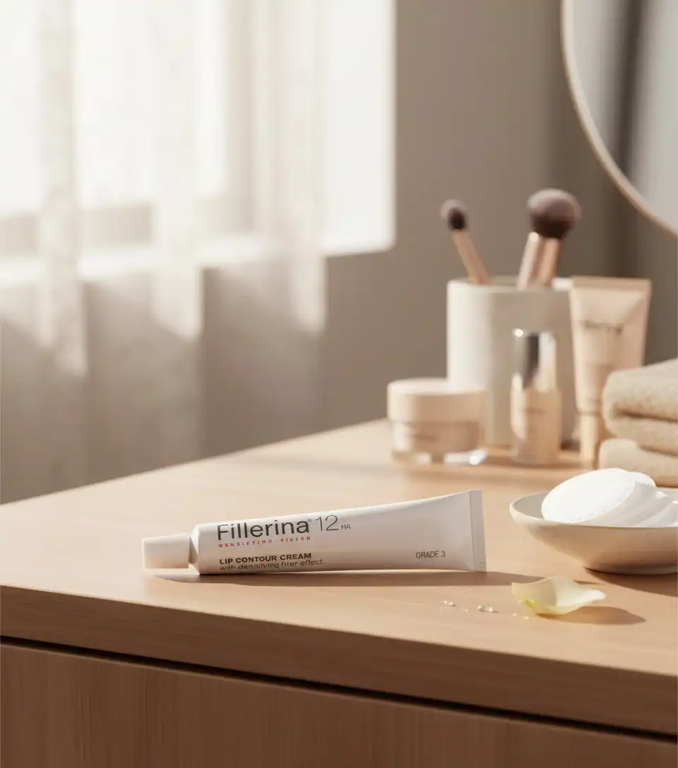 FILLERINA 12HA Densifying-Filler Lip Contour Cream Grade 3 15ml Soin Contour Lèvres Anti-Rides 12 Acides Hyaluroniques - Image 2
