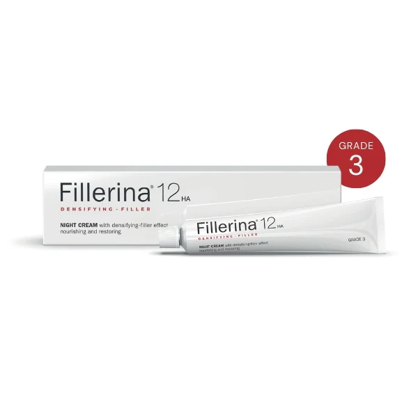 FILLERINA 12HA Densifying-Filler Night Cream Grade 3 50ml Crème Nuit Anti-Rides Repulpante 12 Acides Hyaluroniques
