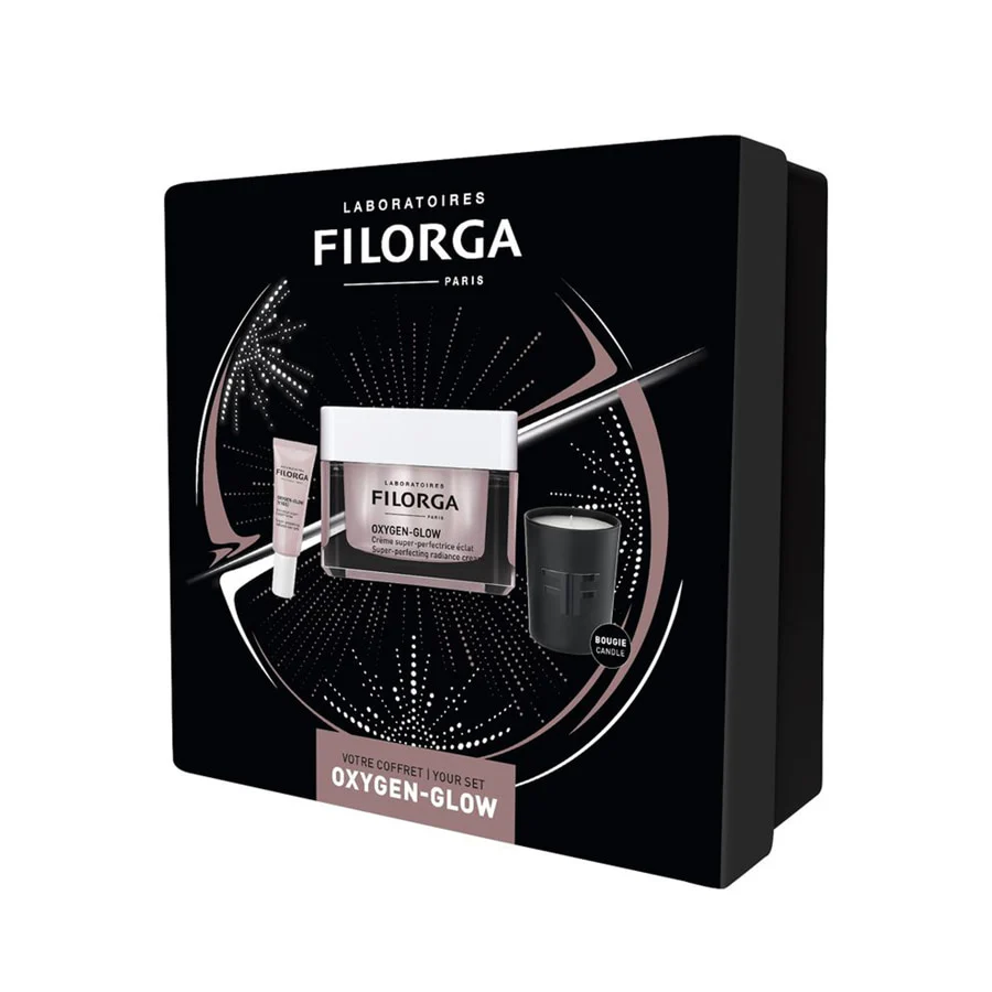 FILORGA COFFRET Oxygen Glow Crème 50ml + Masque Peeling 50ml Coffret Éclat Anti-Âge Teint Lumineux