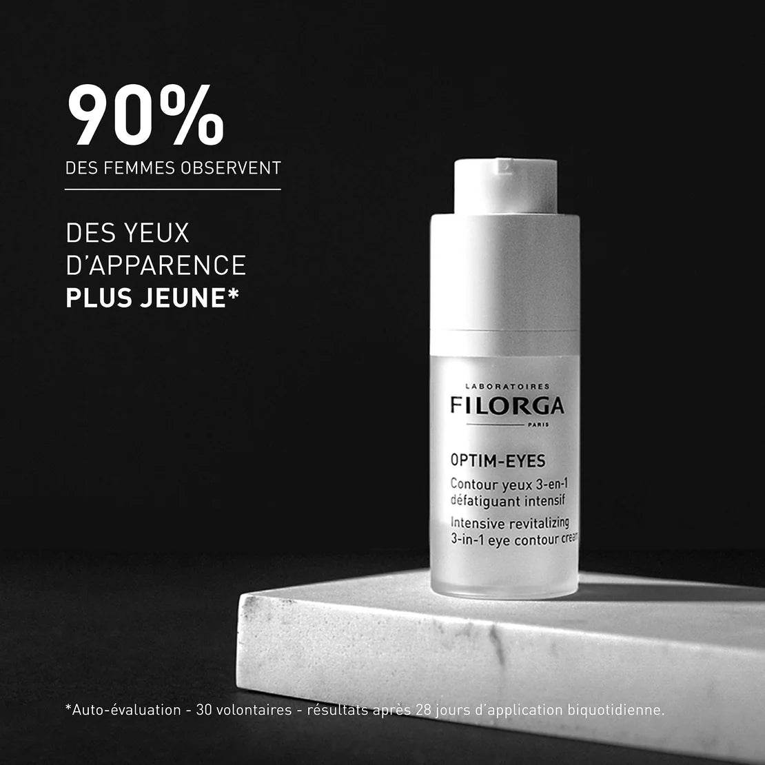 Filorga Optim-Eyes 15ml+Ncef-Intensive Serum+Time-Filler Creme Coffret - Image 2