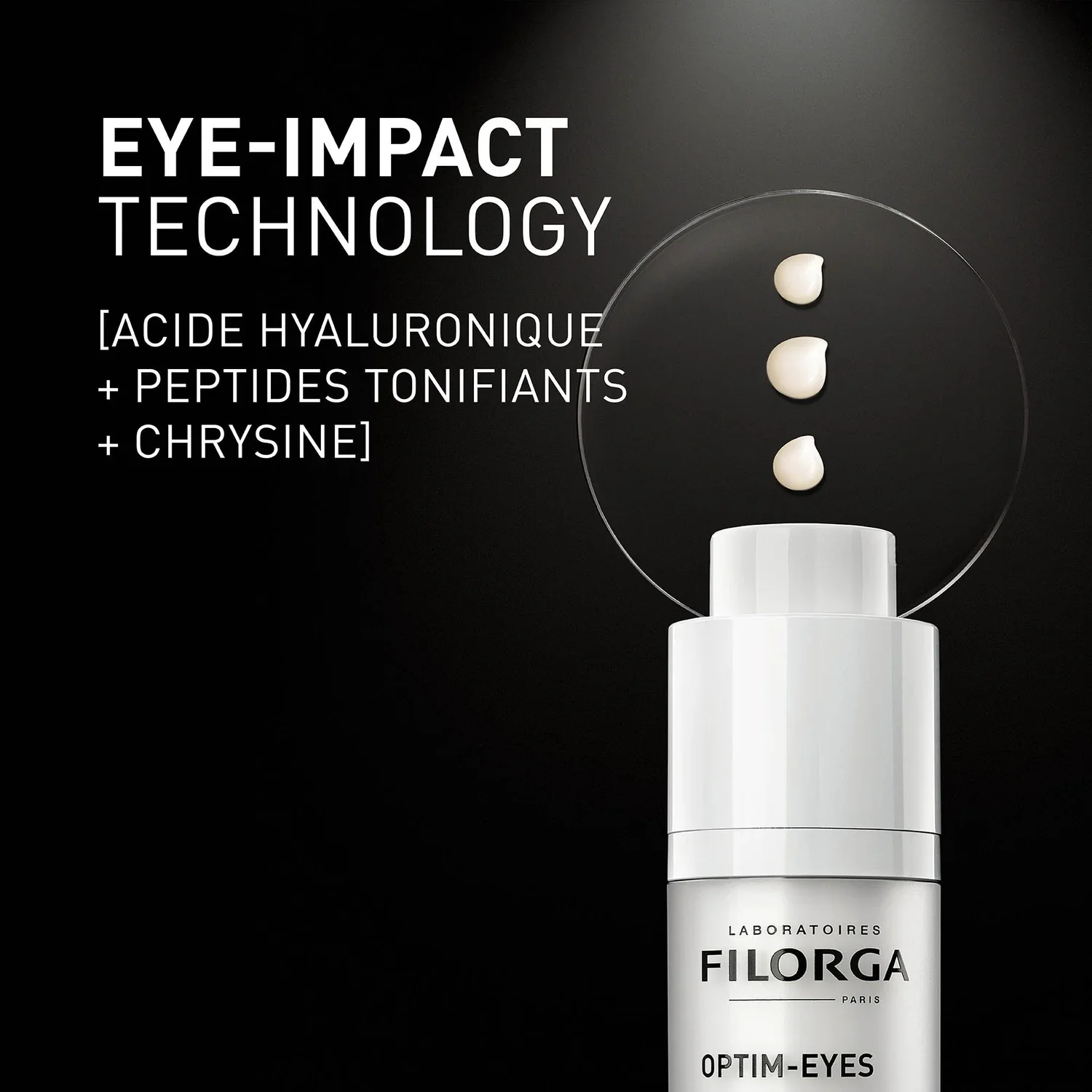 FILORGA Optim-Eyes 15ml Contour Yeux 3-en-1 Cernes Poches Ridules Défatiguant - Image 5