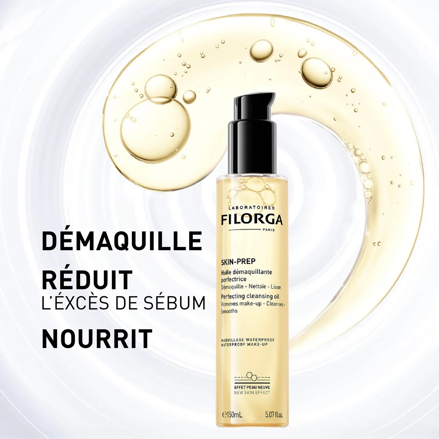 FILORGA Skin-Pref Huile Démaquillante Perfectrice 150ml - Huile Nettoyante Démaquillante - Image 3