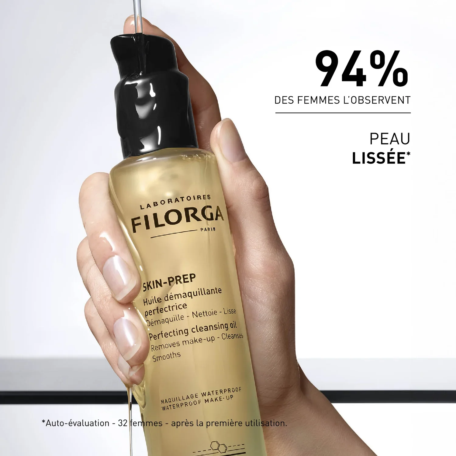 FILORGA Skin-Pref Huile Démaquillante Perfectrice 150ml - Huile Nettoyante Démaquillante - Image 4
