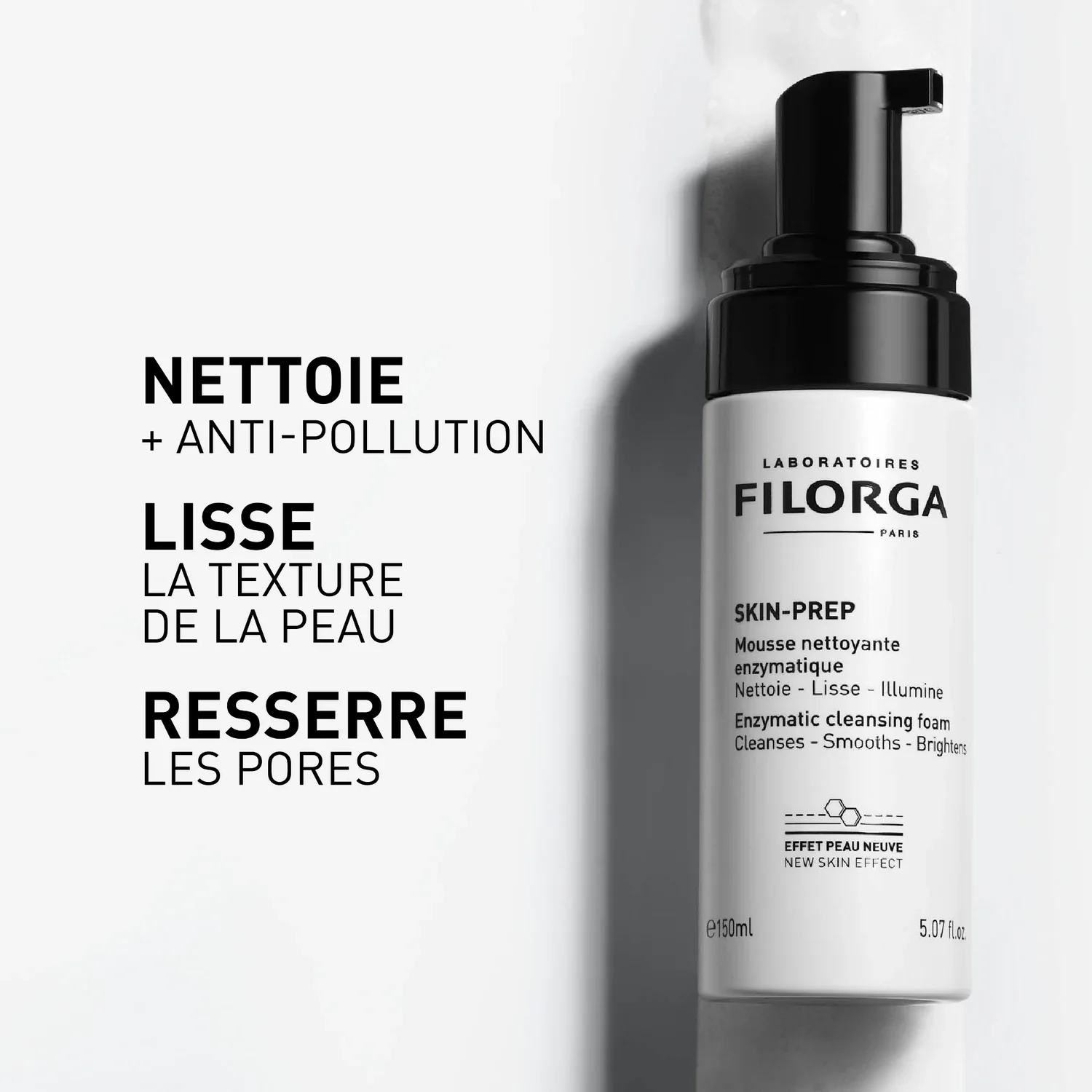 FILORGA Skin-Prep Mousse Nettoyante Enzymatique 150ml - Mousse Nettoyante Effet Peau Neuve - Image 3