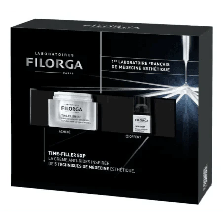 FILORGA Pack Time-Filler 5XP Crème Anti-Rides 50ml + Skin Prep Mousse 30ml Offert - Image 3