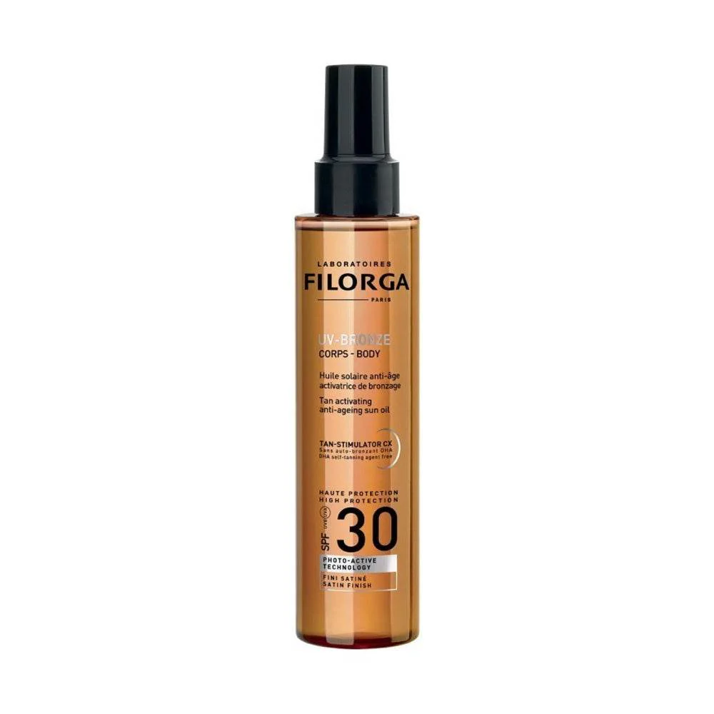 FILORGA UV-Bronze Body Oil SPF30 150ml - Huile Solaire Corps Activateur Bronzage