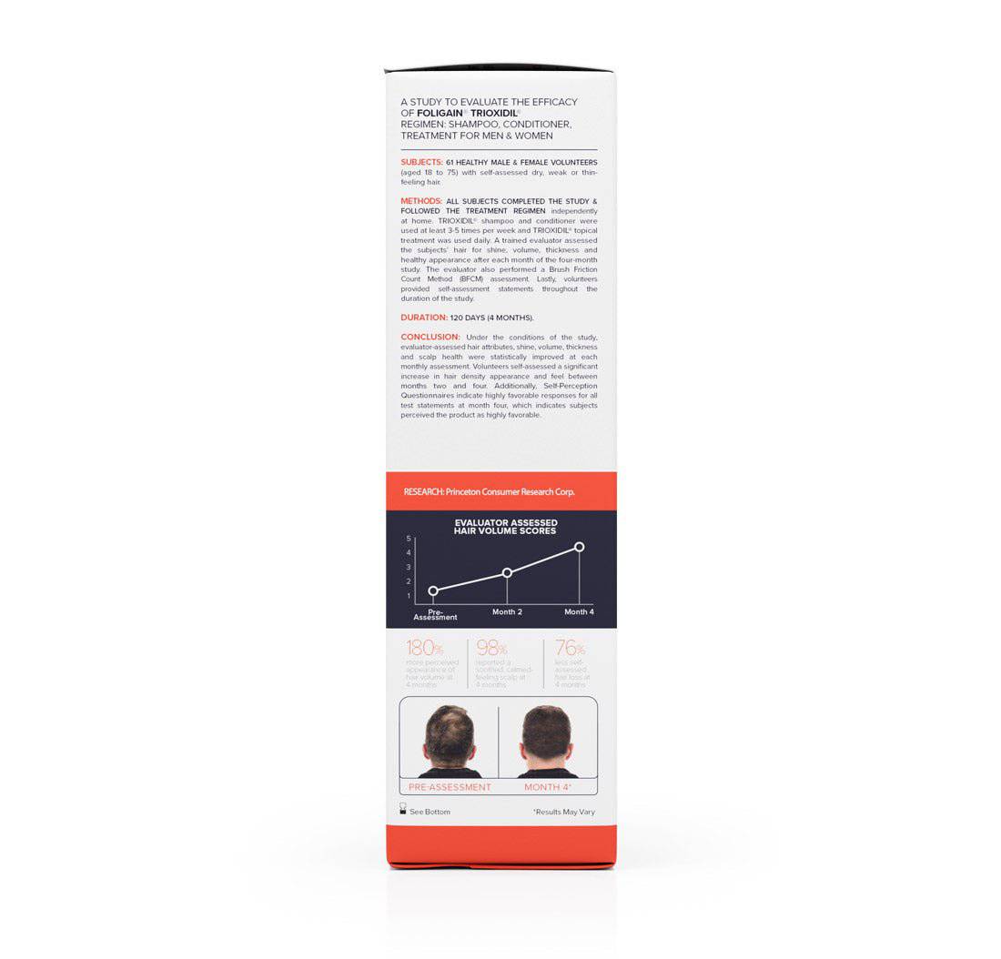 FOLIGAIN Triple Action Conditioner Trioxidil 2% Homme Après-Shampoing Anti-Chute Cheveux Densité Volume Croissance Capillaire - Image 3