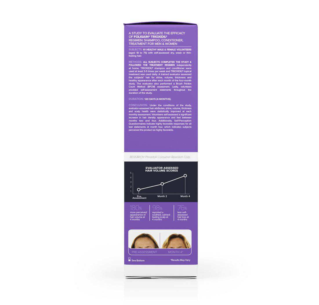 FOLIGAIN Triple Action Shampoing Trioxidil 2% Femme Shampoing Anti-Chute Cheveux Densité Volume Croissance Capillaire - Image 4
