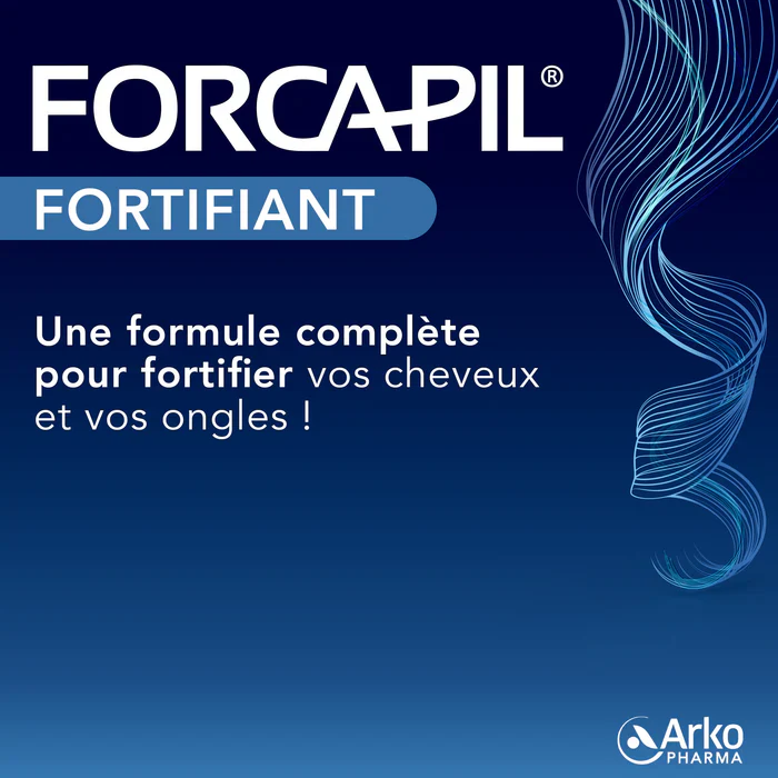 FORCAPIL Duo Pack 180 + 60 Gélules Biotine Zinc Vitamines B Cheveux Ongles Cure 8 Mois Format Économique - Image 2