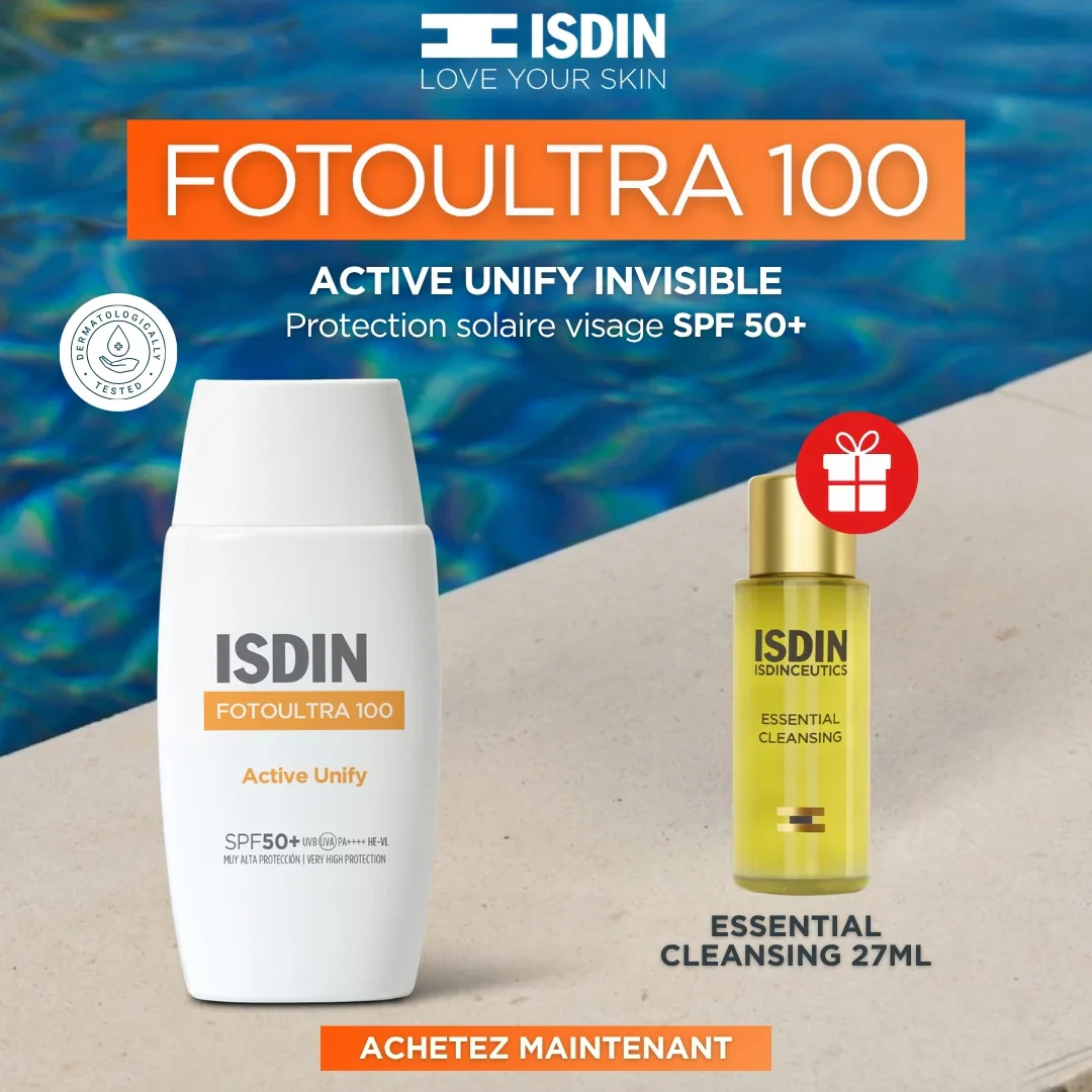 ISDIN FOTO ULTRA 100 ACTIVE UNIFY 50ML = ESSENTIAL CLEANSING 27ML - Image 12