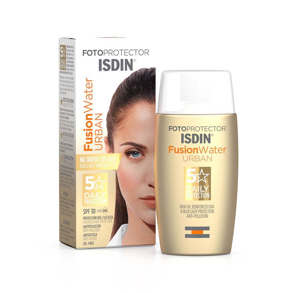 ISDIN Fotoprotecteur Fusion Water Urban SPF30 50ml - Protection Solaire Urbaine