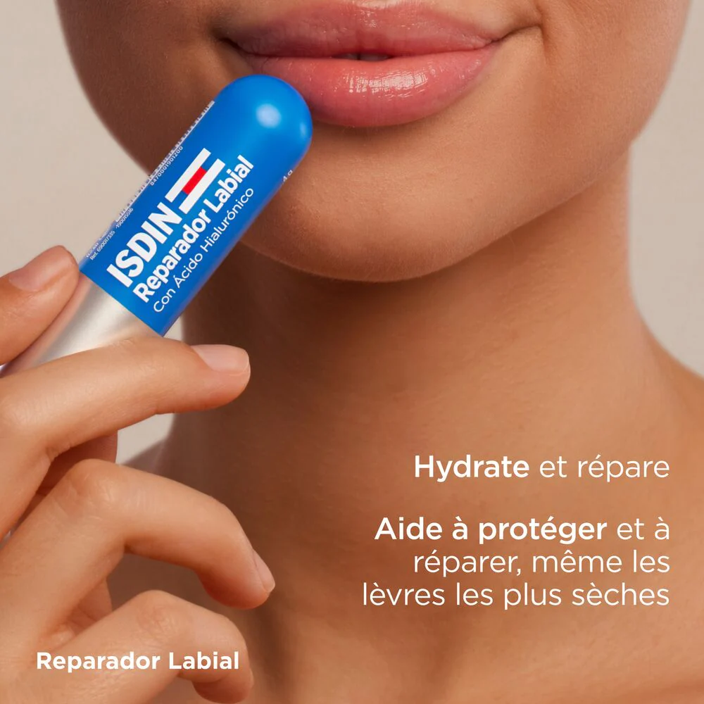 ISDIN Protector Labial SPF50+ 4g Baume Lèvres Réparateur Protection Extrême Conditions Extrêmes - Image 7