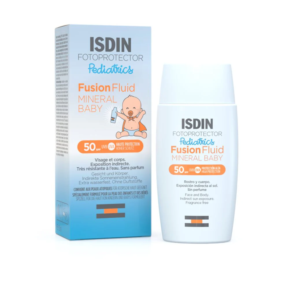 ISDIN Fotoprotector Fusion Fluid Mineral Pediatrics SPF50+ 50ml - Protection Solaire Enfants Minérale