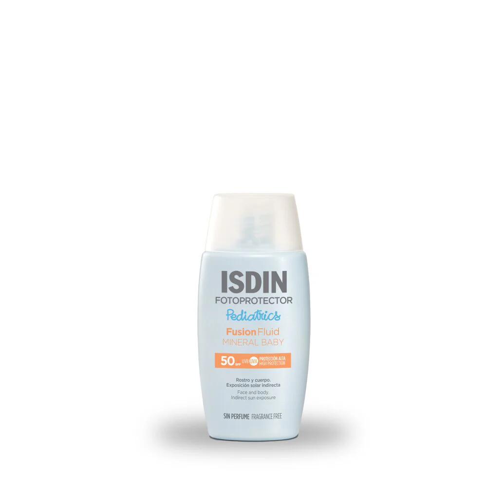 ISDIN Fotoprotector Fusion Fluid Mineral Pediatrics SPF50+ 50ml - Protection Solaire Enfants Minérale - Image 2