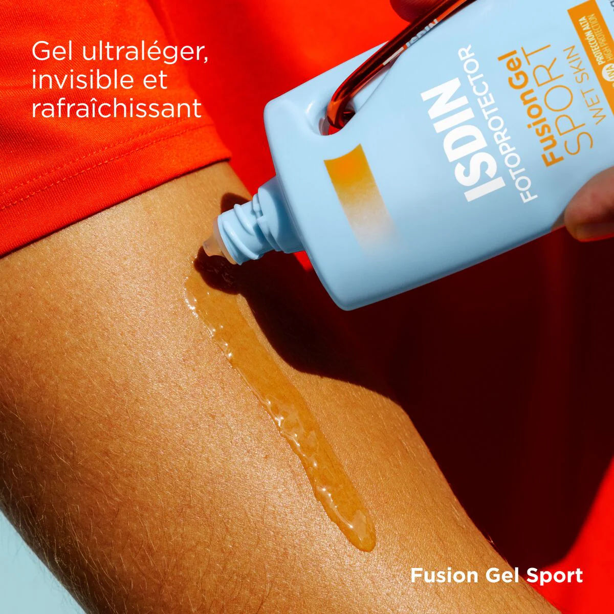 ISDIN Fotoprotector Fusion Gel Sport SPF50+ 100ml Zones Poiluées Résistant Transpiration = Casquette Offerte - Image 7
