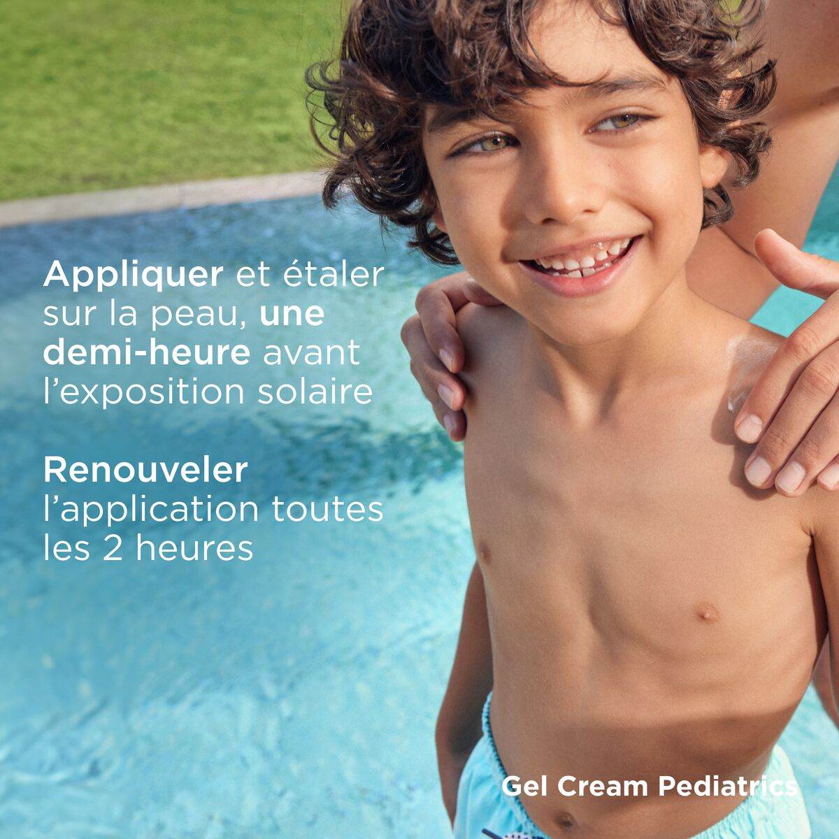 ISDIN Fotoprotector Gel Cream Pediatrics SPF50+ 250ml Protection Enfants Gel Crème Hypoallergénique + Casquette Offerte - Image 3
