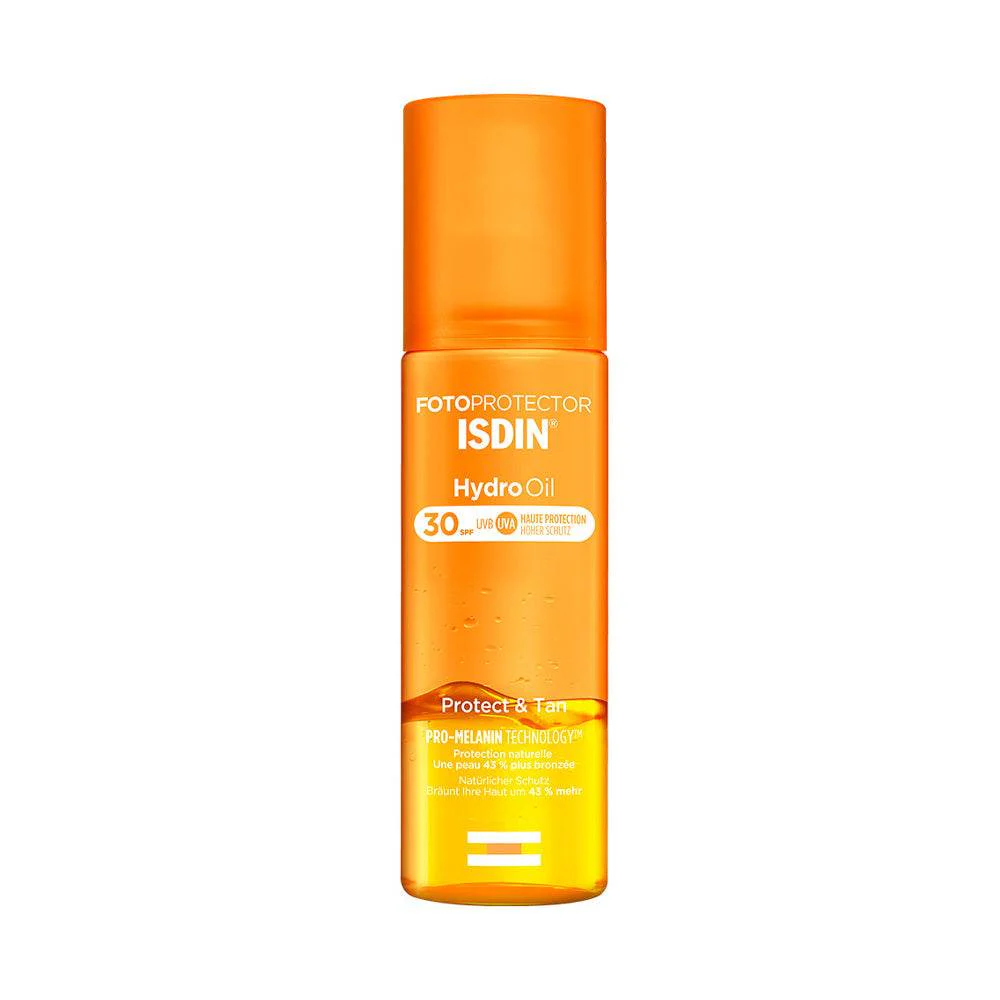 ISDIN Fotoprotector Hydro Oil SPF30 200ml - Huile Solaire Hydratante Bronzage