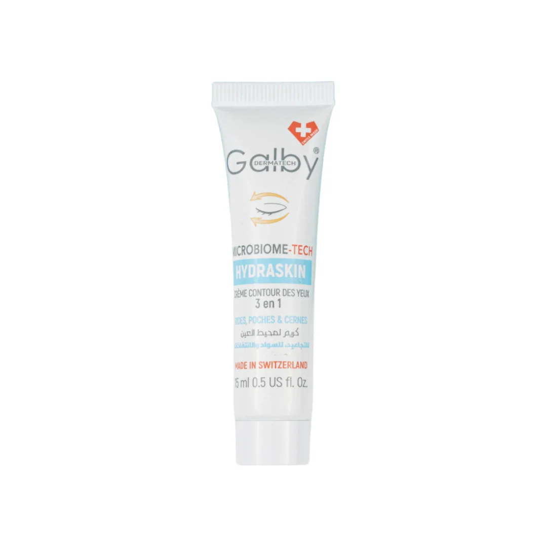 Galby Dermatech Hydraskin Contour Yeux Rides Poches Cernes 3en1 Anti-Âge 15ml