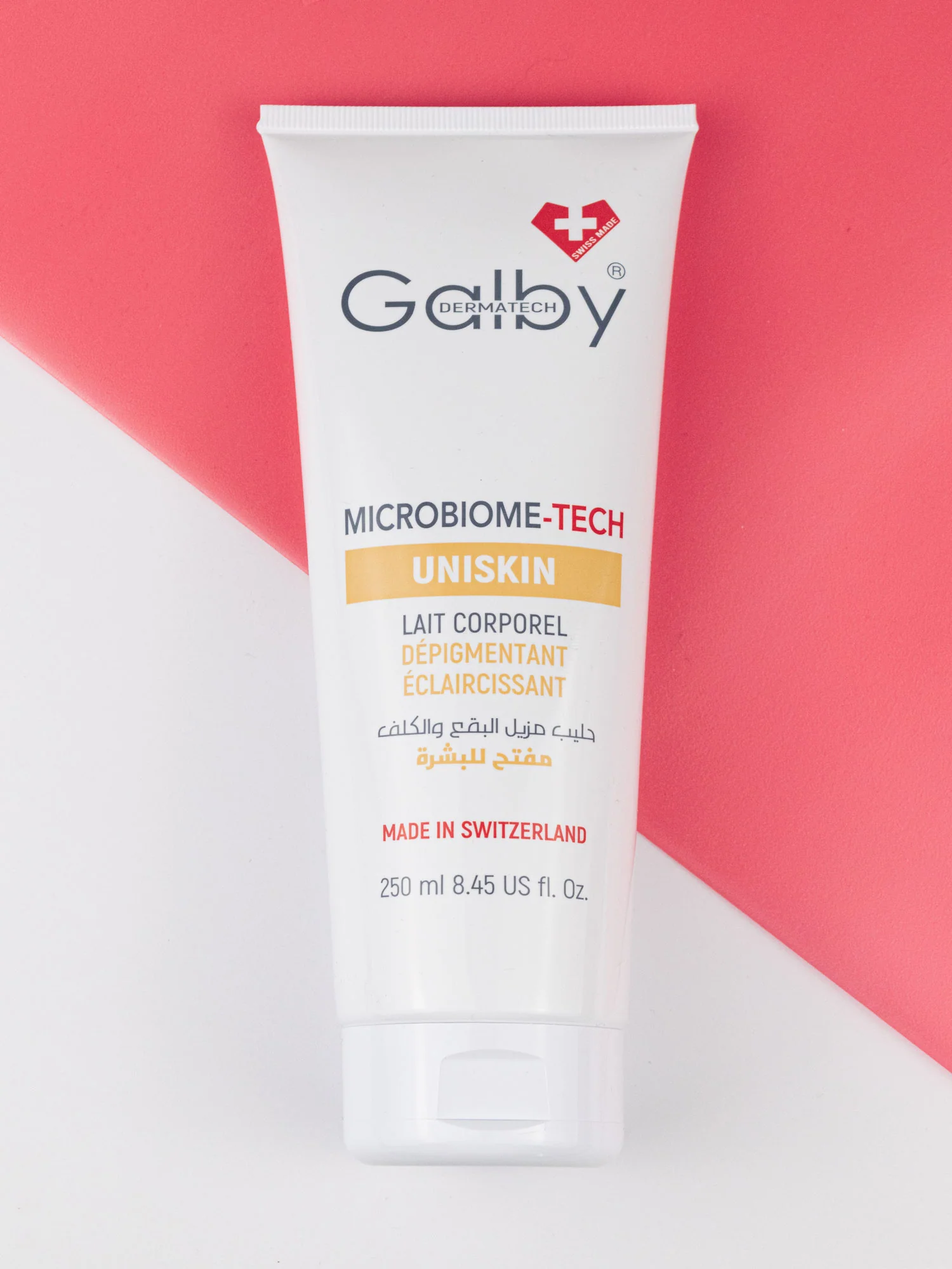 Galby Dermatech Uniskin Lait Corporel Dépigmentant Éclaircissant Teint Unifié 250ml - Image 2
