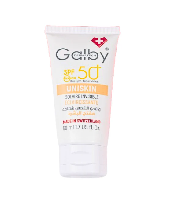 Galby Dermatech Uniskin Crème Solaire Invisible Éclaircissante SPF50+ 50ml