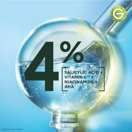 GARNIER SkinActive Fast Clear Booster Serum Acide Salicylique Sérum Anti-Acné Peau Grasse Imperfections Format Voyage - Image 4
