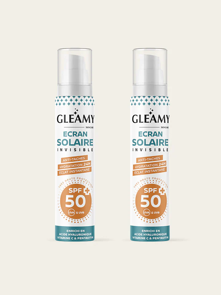 GLEAMY Écran Solaire Invisible SPF50+ 50ml Protection UVA UVB Large Spectre - Image 7