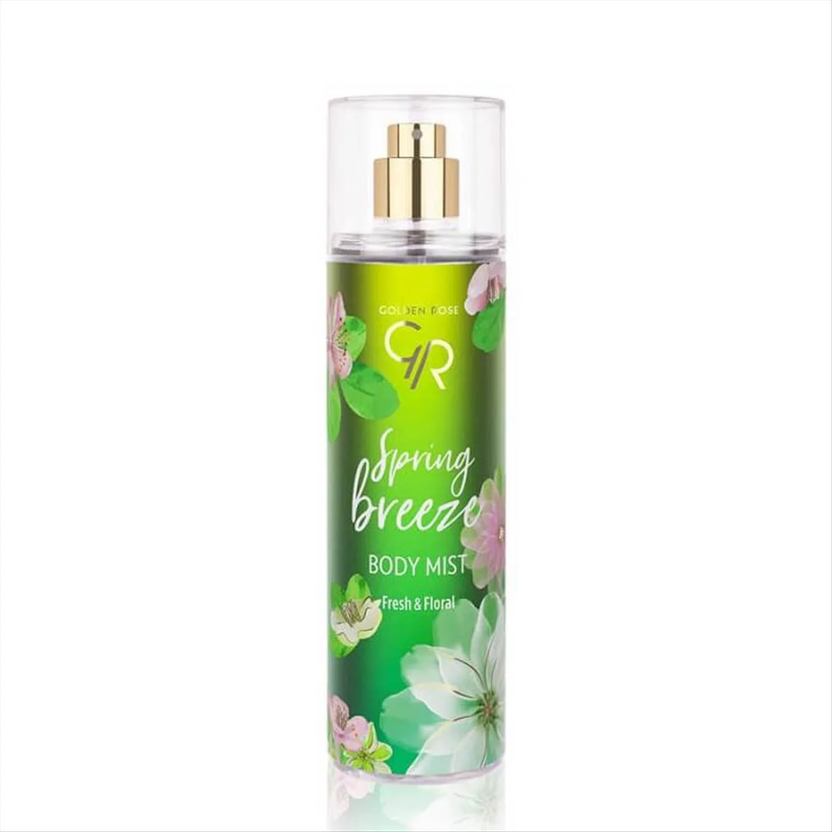 GOLDEN ROSE Body Mist Spring Breeze 200ml Brume Corps Parfum Frais Floral Vaporisateur