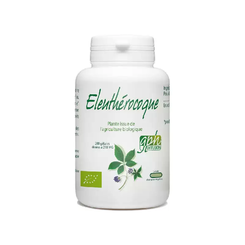 GPH DIFFUSION Eleuthérocoque BIO 210 Mg | 200 Gélules