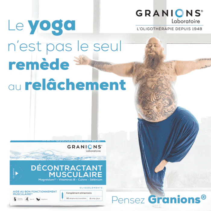 GRANIONS Décontractant Musculaire 30 Ampoules Magnésium Vitamine B6 Crampes Tensions - Image 6