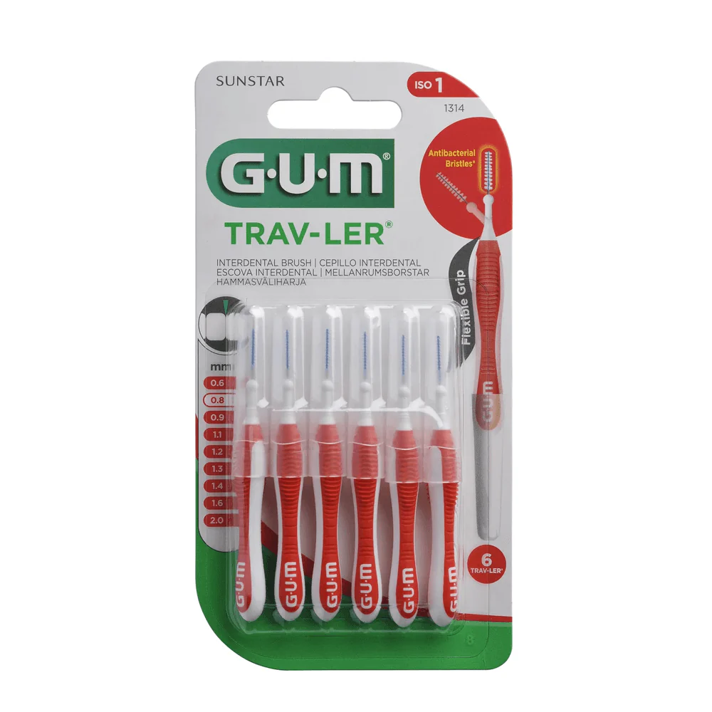 Gum PROXABRUSH TRAV-LER Interdentaires 0,8mm (1314)
