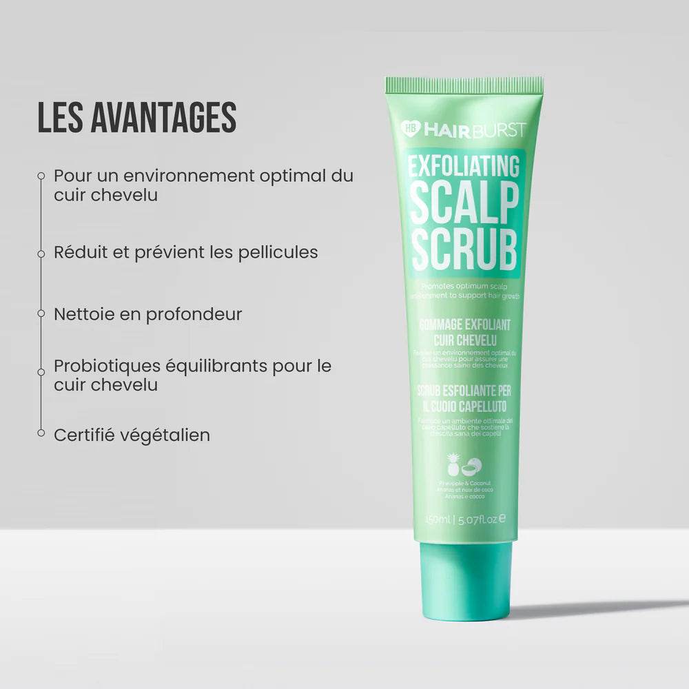 HAIRBURST Gommage Exfoliant Du Cuir Chevelu 150ml Soin Capillaire Purifiant Détox Pellicules Croissance Cheveux Naturel - Image 4