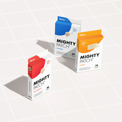 HERO Mighty Patch Duo 12 Pièces 6 Original + 6 Invisible Patchs Anti-Imperfections Acné - Image 7