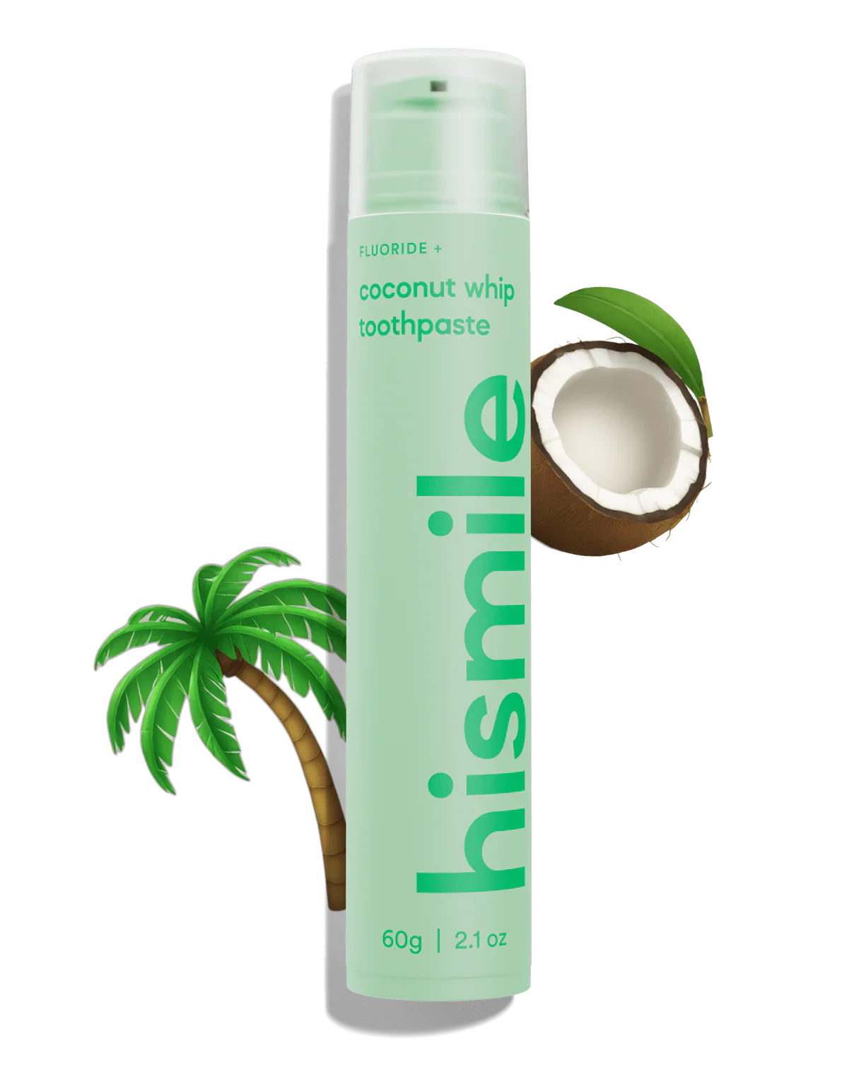 HISMILE Coconut Whip Toothpaste 60g Dentifrice Saveur Coco Blanchissant Haleine Fraîche