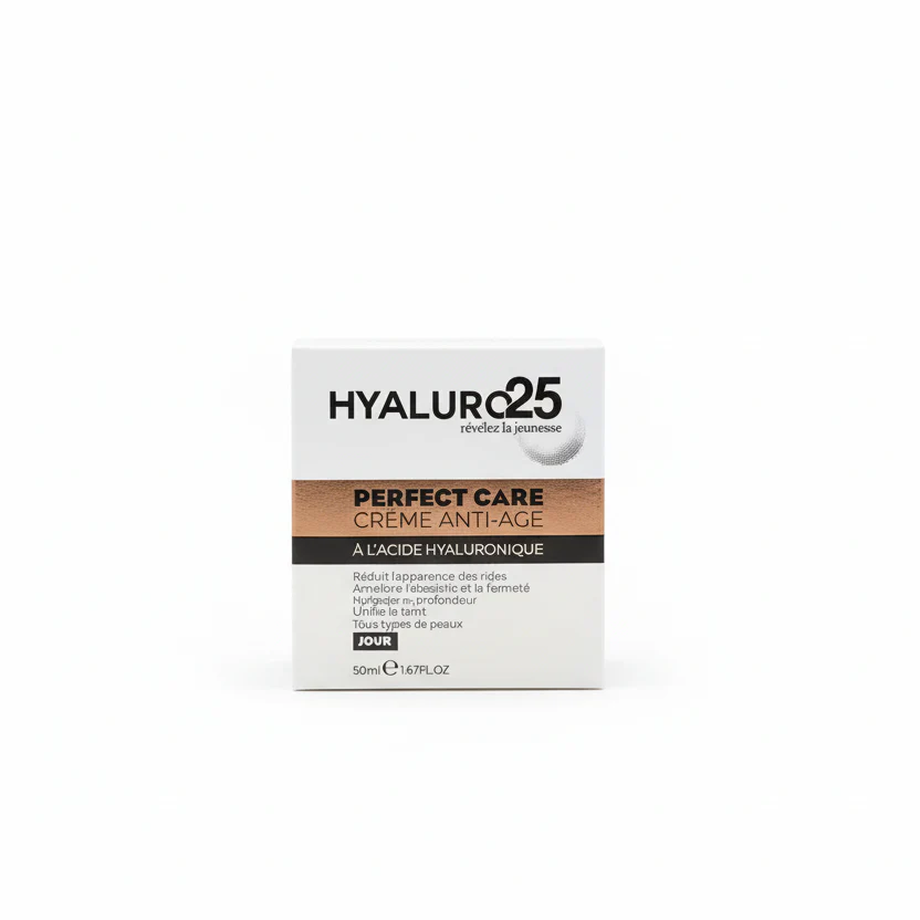 HYALURO25 Crème Anti-Âge 50ml Acide Hyaluronique Hydratante Antirides Raffermissante