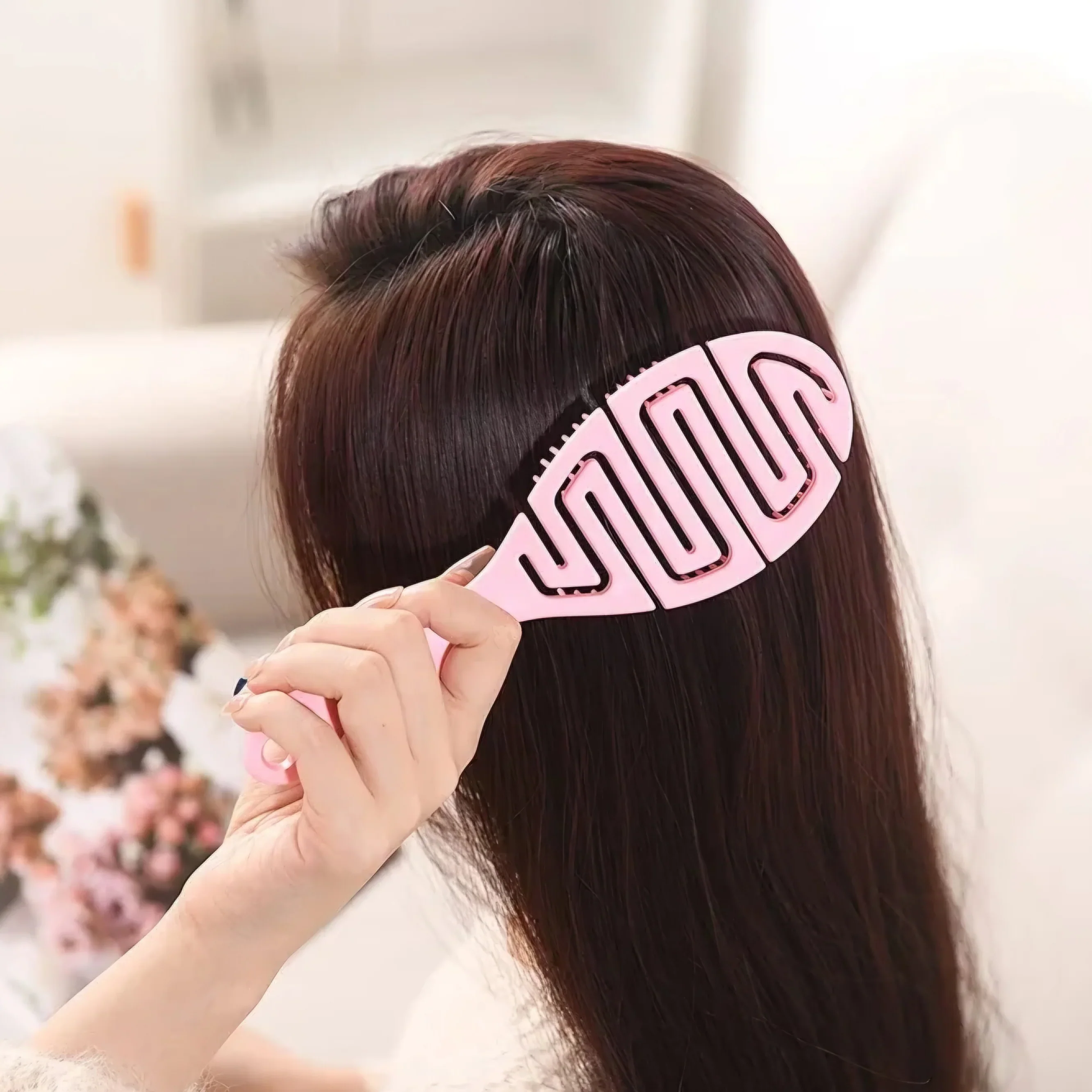 IDC Institute Brosse Démêlante Flexible Cheveux Accessoire Beauté - Image 5