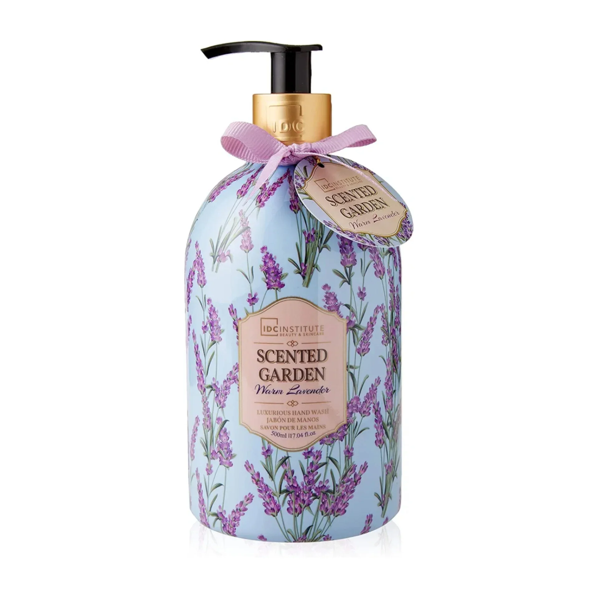 IDC INSTITUTE Lave Mains à la Lavande Warm Lavender 500ml Savon Liquide Mains Doux Parfumé