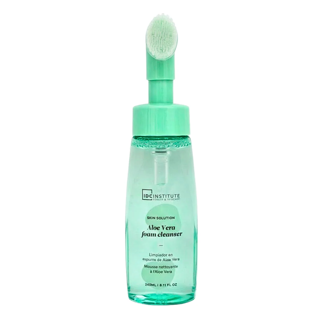IDC INSTITUTE Mousse Nettoyante Exfobrush Aloe Vera Nettoyage Exfoliation Brosse