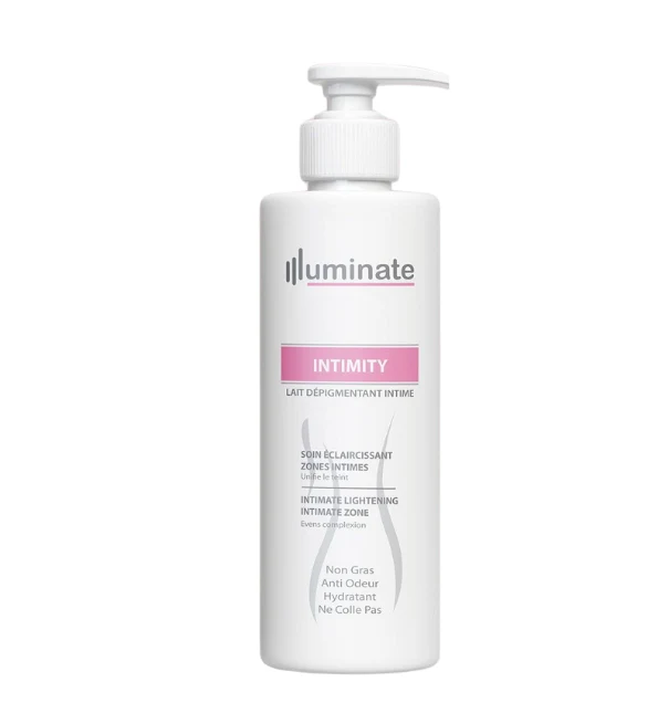 ILLUMINATE Intimity Lait Dépigmentant Intime 120ml Lait Éclaircissant Zone Intime Dépigmentation Confort