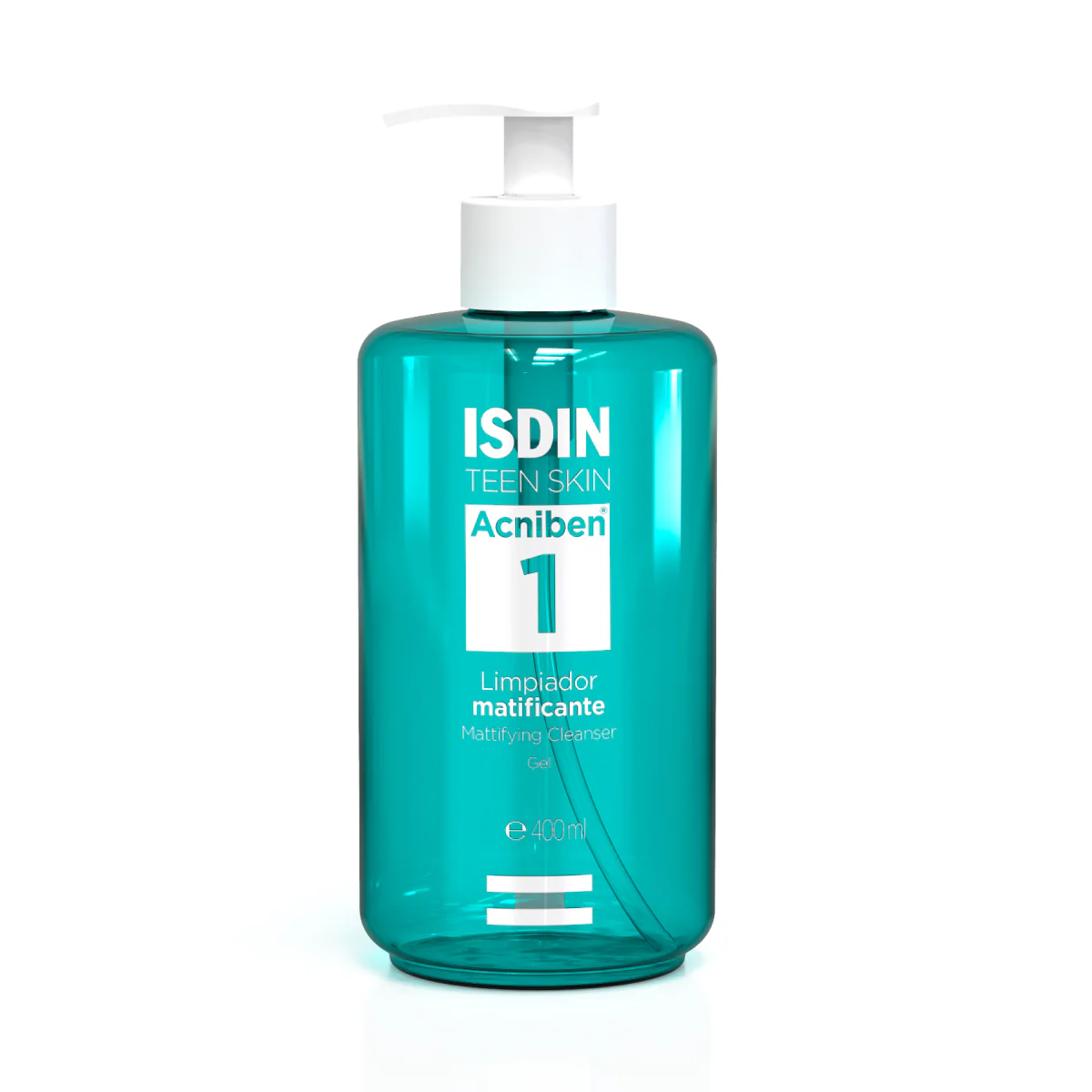ISDIN Acniben Gel Nettoyant Matifiant 400ml Peaux Grasses Imperfections Nettoyage Purifiant