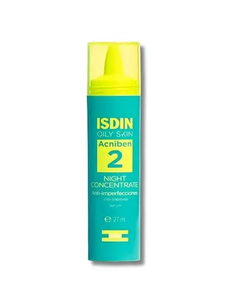 ISDIN Acniben 2 Night Concentrate 27ml Anti-Imperfections Nuit Pores - Image 2