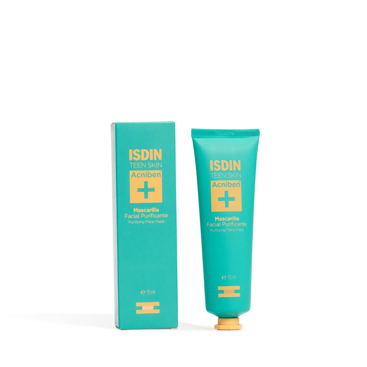 ISDIN Acniben+ Masque Visage Purifiant 75ml Pores Imperfections Peau Nette