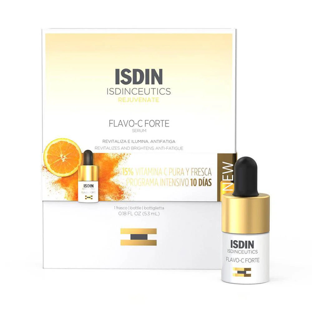 ISDIN Flavo-C Forts Sérum 15% Vitamine C Pure Intensif Éclat Antioxydant - Image 2